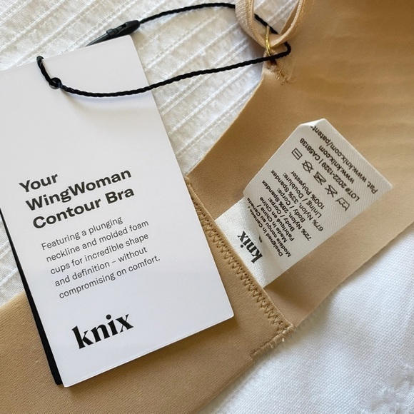 NWT KNIX BEIGE WINGWOMAN BRA - 8 - Picture 8 of 10
